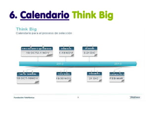 6. Calendario Think Big
 