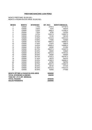 Propuestos Excel Básico