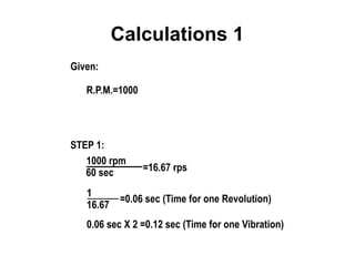 Calculations 1
 