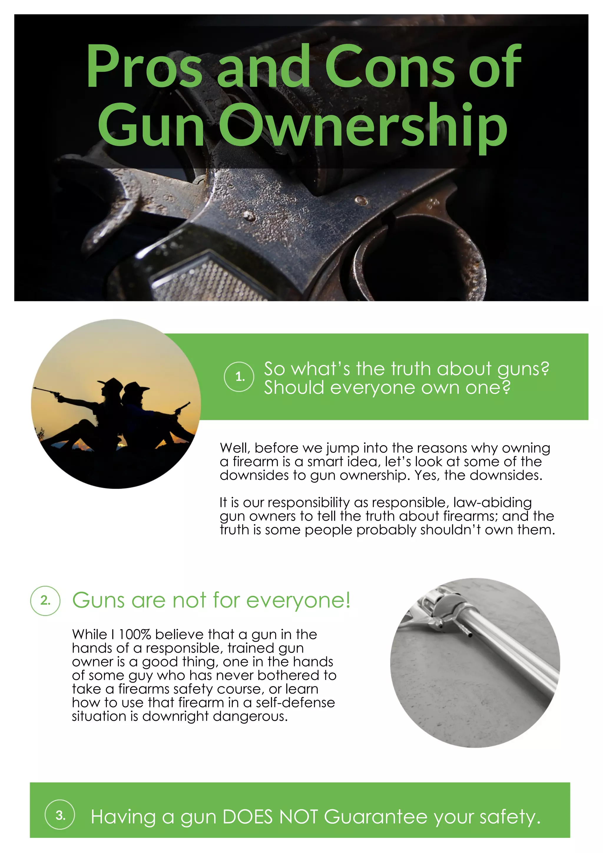 Pros and Cons of Gun Ownership PDF