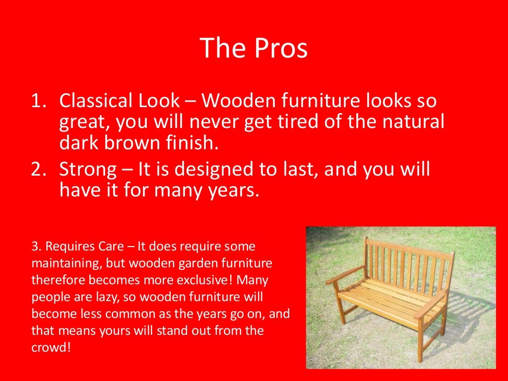Pros and cons of hardwoodfurniture