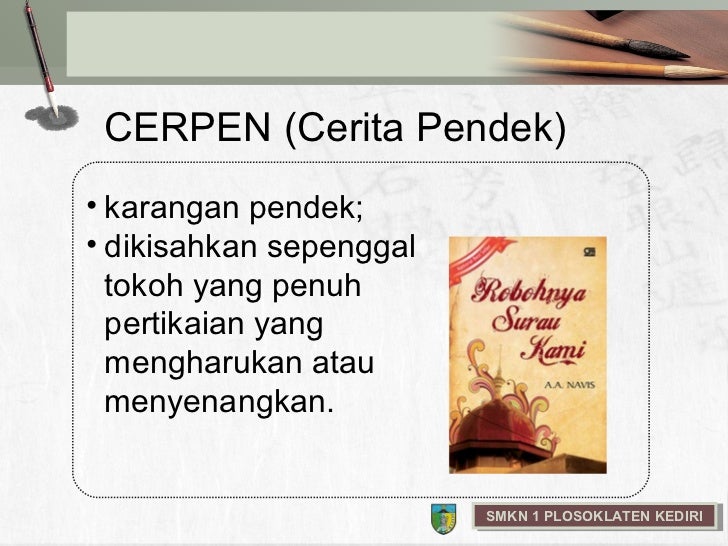 MATERI PELAJARAN BAHASA INDONESIA: PROSA