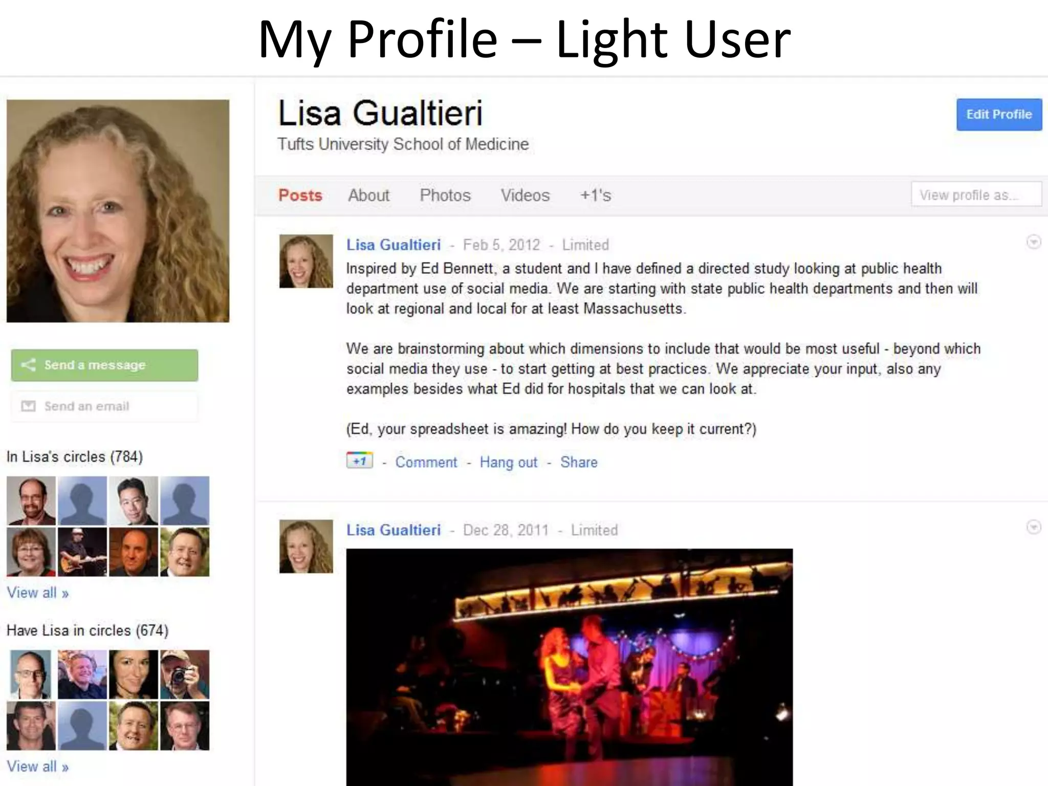 My Profile – Light User




                          7
 