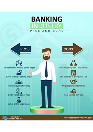 Pros and cons of banking industry