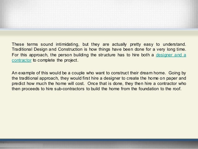 Pros And Cons Of Design Build Construction
