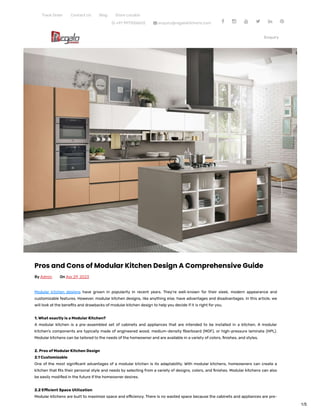 Pros and Cons of Modular Kitchen Design A Comprehensive Guide.pdf