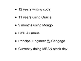 MongoDB Pros and Cons | PPT