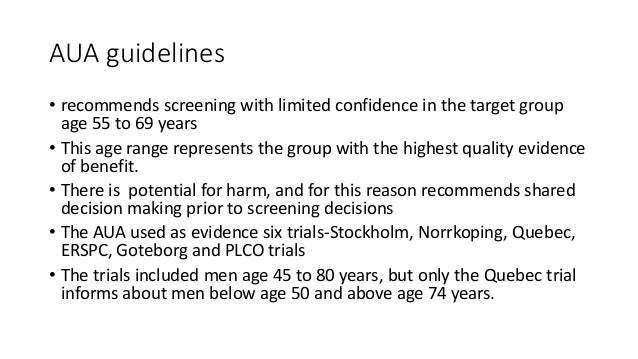 Pros and cons of prostate cancer screening by mungai ngugi