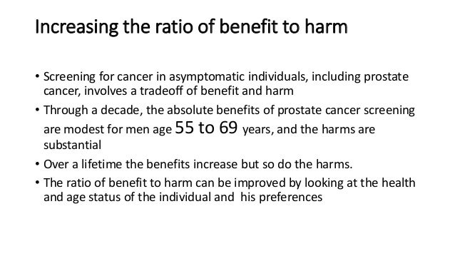 Pros and cons of prostate cancer screening by mungai ngugi