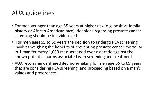 Pros and cons of prostate cancer screening by mungai ngugi