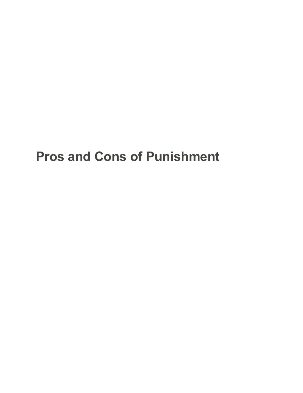 punishment essay titles