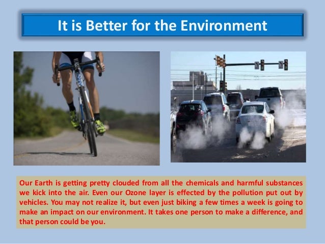 cycling instead of driving