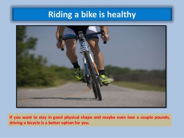 riding a bike instead of driving