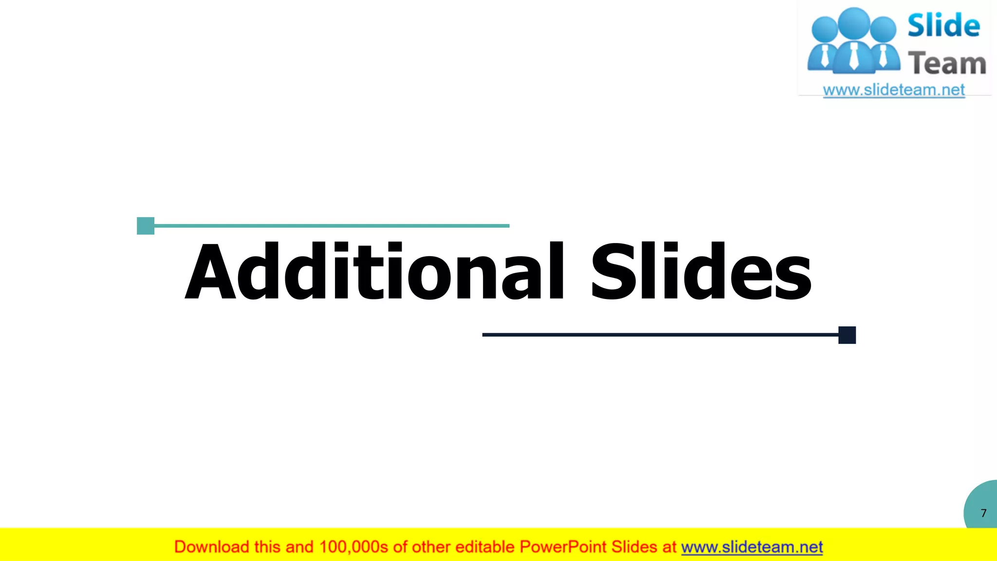 7
Additional Slides
 