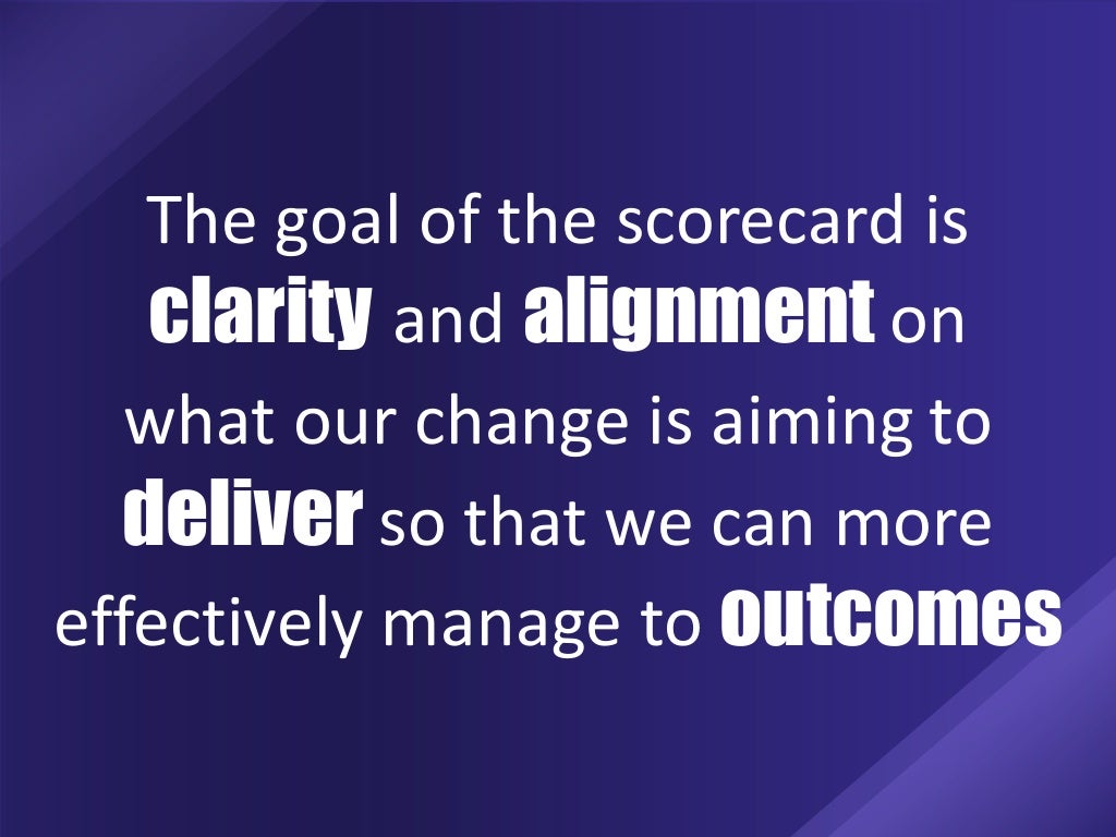 Prosci Change Measurement Framework and Scorecard Draft