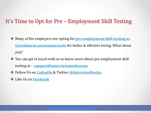 employment skill