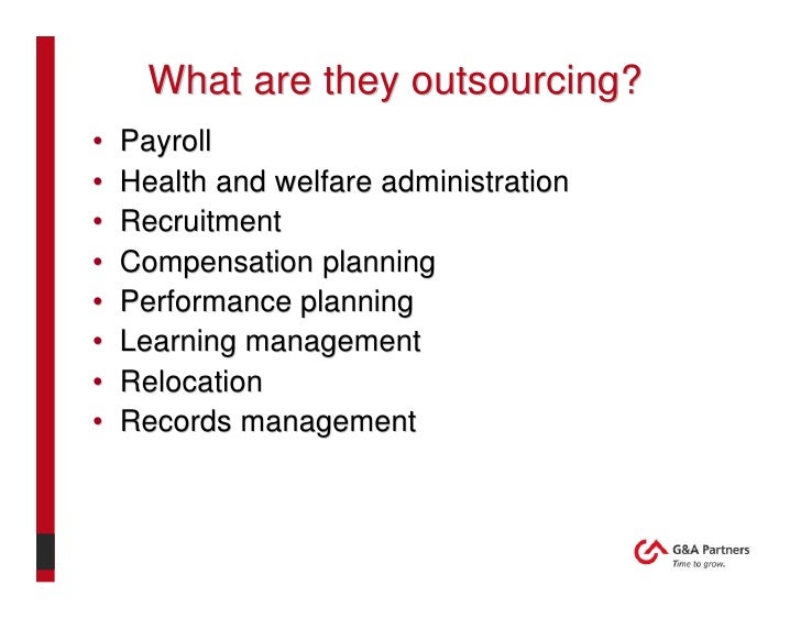 Outsourcing Pros And Cons Chart