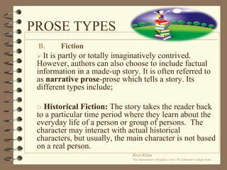 Prose | PPTX