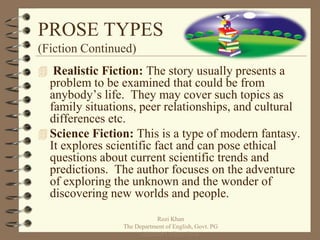 Prose Introduction Prose | PPTX