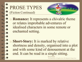 Prose | PPTX