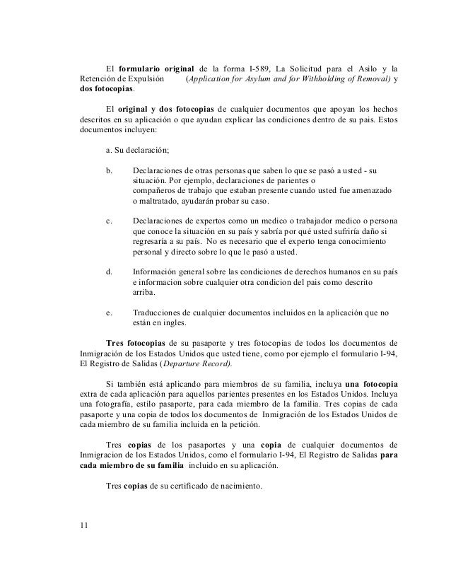 Familiar Modelo De Carta De Solicitud De Refugio Modelo