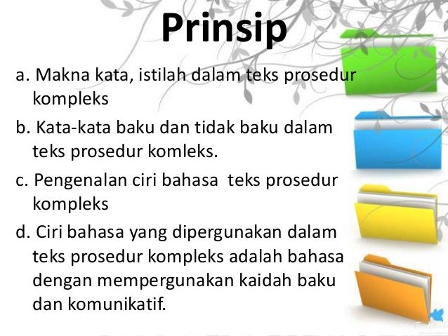 TEKS PROSEDUR KOMPLEKS