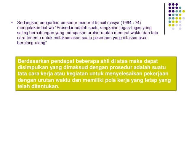 Prosedur