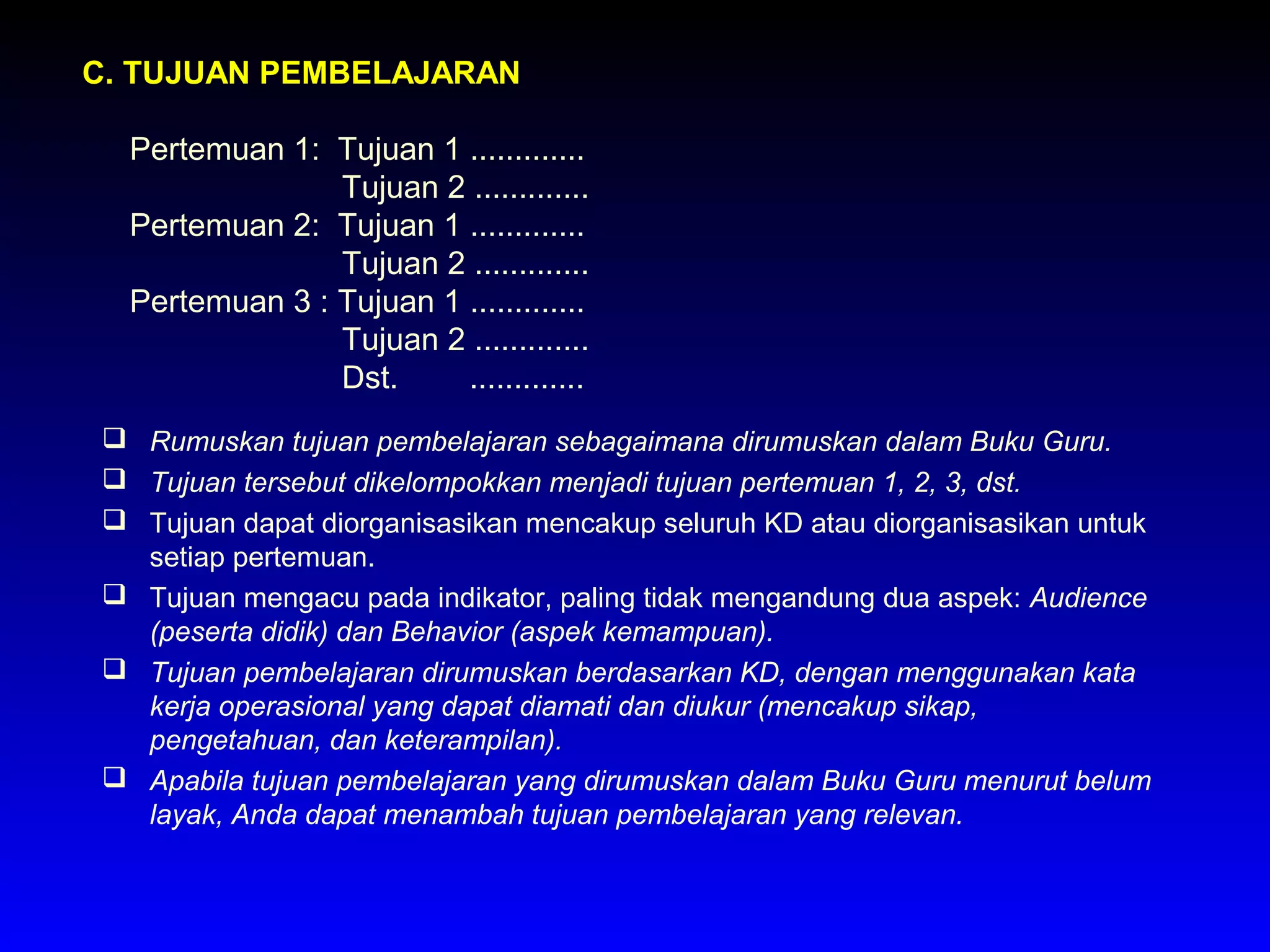 Prosedur penyusunan rpp | PPT