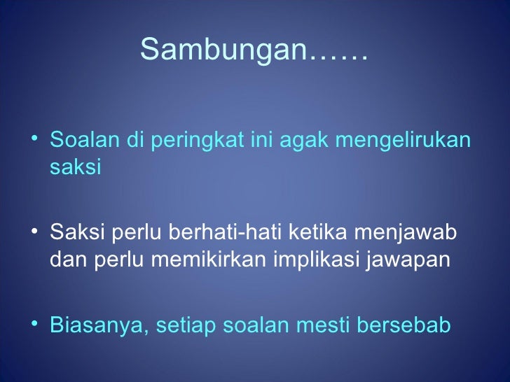 Prosedur perbicaraan