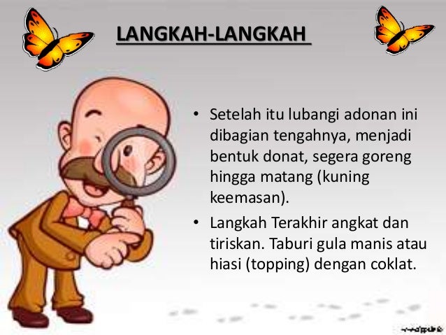 Contoh prosedur teks cara membuat donat