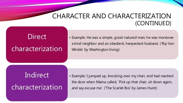 what is direct characterization