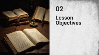 Lesson Objective Ims Prose Lesson (1)-Converted.pdf aims and objectives | PDF