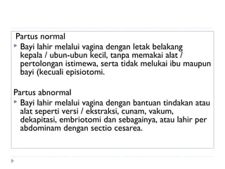 Proses persalinan-normal-eb1 | PPT