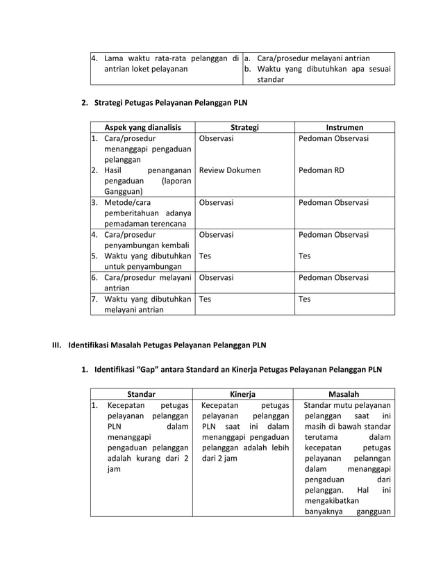 Proses analisis kinerja | PDF