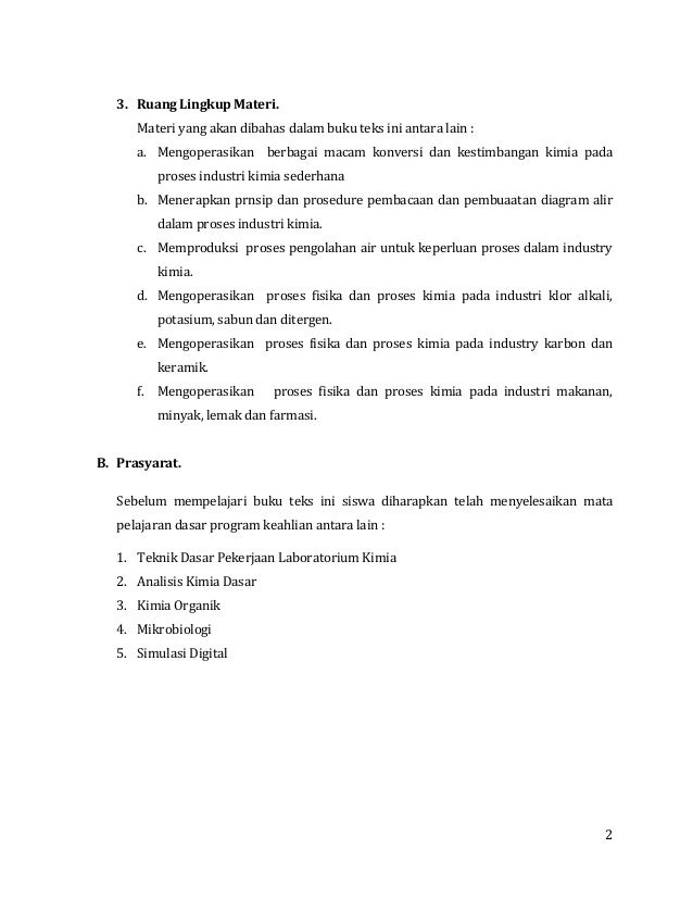 Proses Industri Kimia