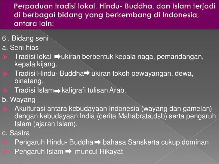 Contoh Akulturasi Hindu Buddha Di Indonesia - Contoh Aura