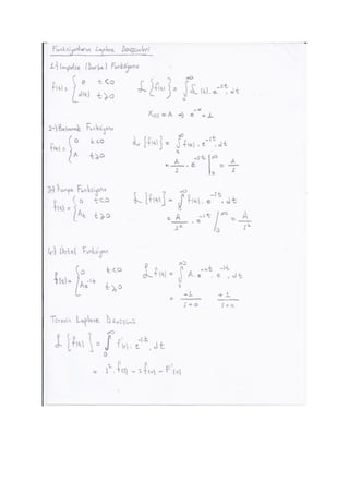 Kimya Mühendisliği Proses Kontrol Soru Çözümü ve Ders Notları 1