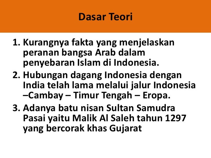 Proses masuknya islam ke indonesia