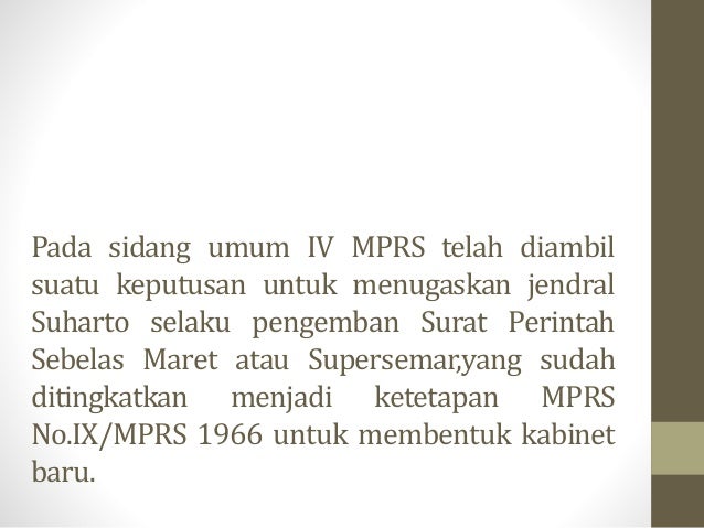 Proses Menguatnya Peran Negara Pada Masa Orde Baru