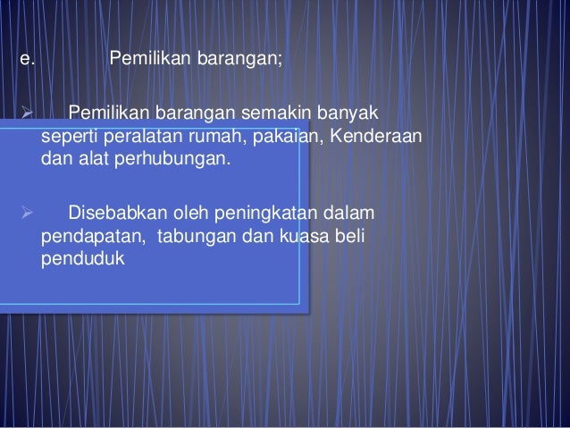 Proses pembangunan ekonomi