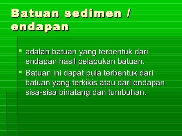 Proses pembentukan tanah