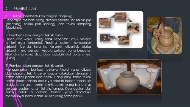 Proses pembuatan keramik bahan galian industri