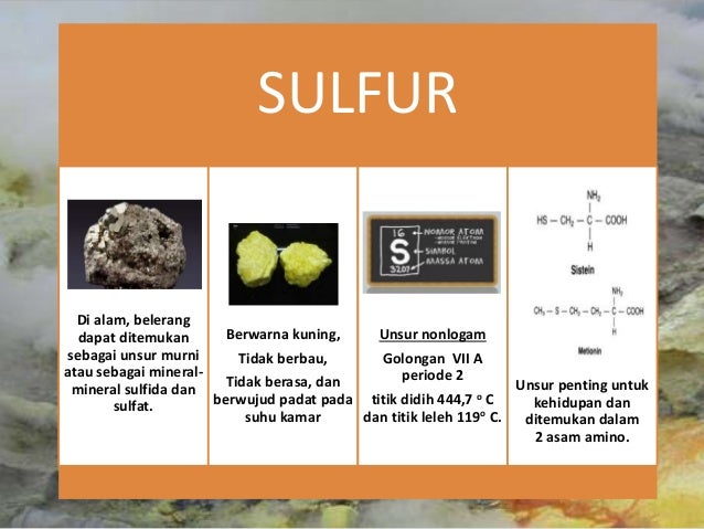 Proses pembuatan oksigen, nitrogen, dan sulfur