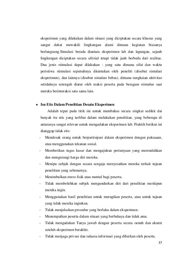 Proses penelitian
