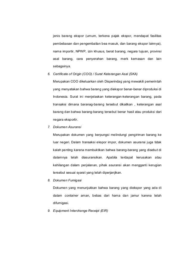 Proses Pengirman Barang Ekspor Dengan Term Fob Free On Board proses pengirman barang ekspor dengan