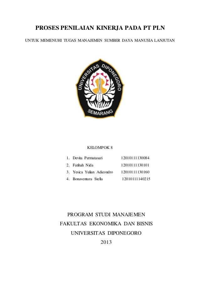 Proses Penilaian Kinerja Pada Pt Pln