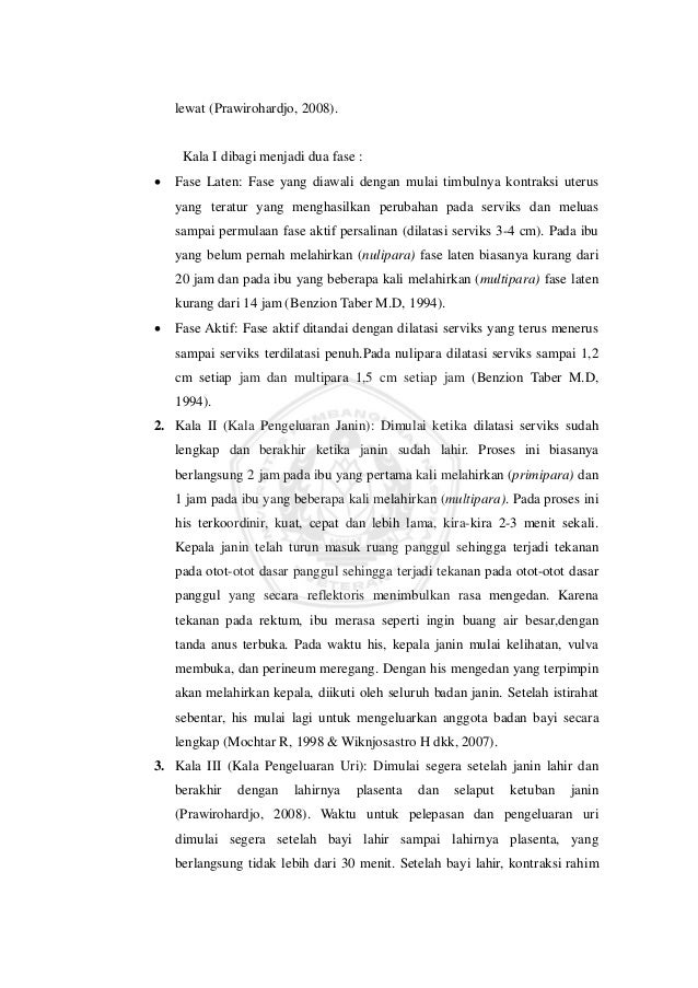 Proses persalinan Proses persalinan