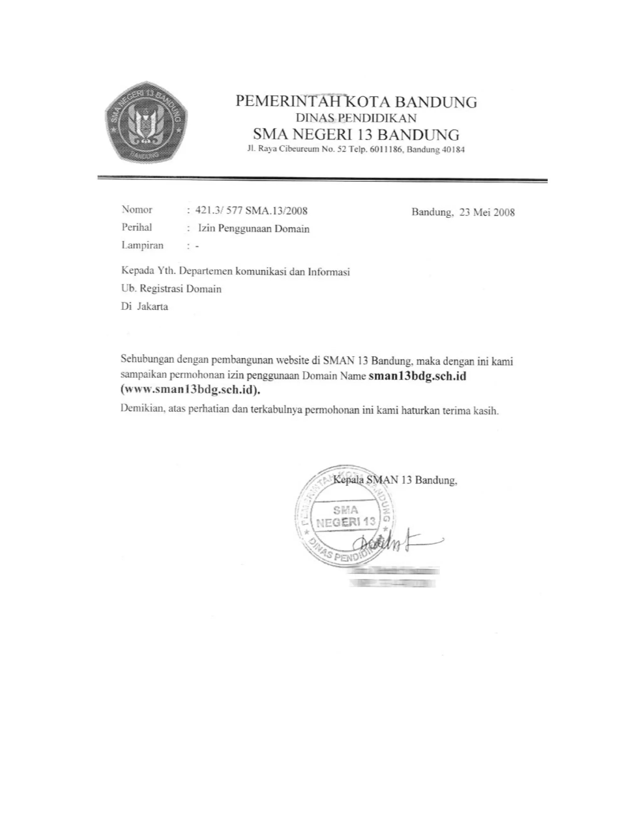 Proses registrasi website