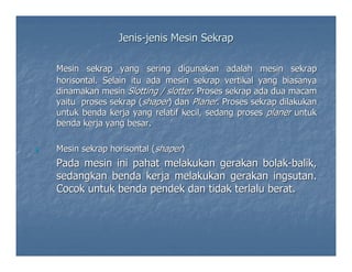 Proses Sekrap (Shaping) mesin perkakas.pdf