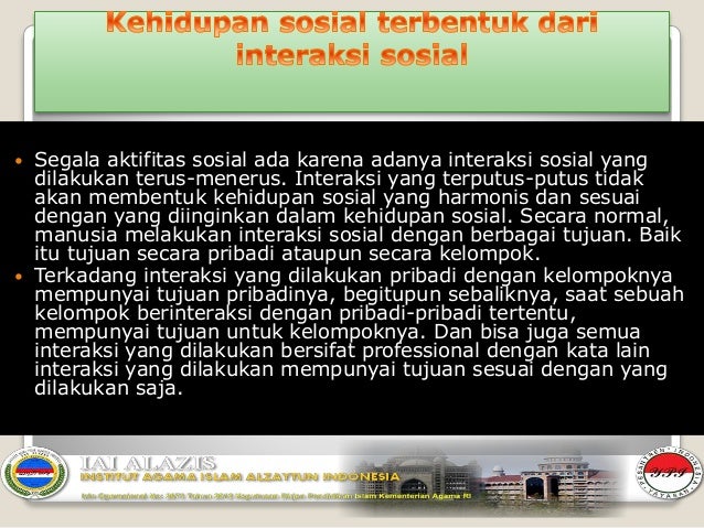 Proses sosial dan interaksi sosial